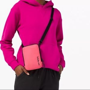 Lululemon | Easy Access Crossbody | pink/ guava | gently loved